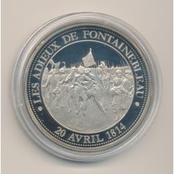 Médaille - Les adieux de Fontainebleau - 20 avril 1814 - Collection Napoléon Bonaparte