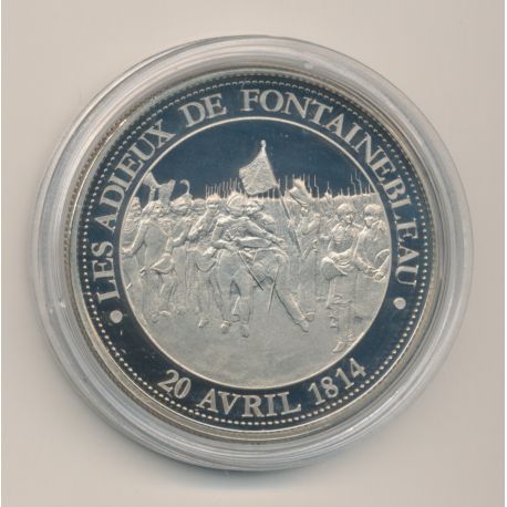Médaille - Les adieux de Fontainebleau - 20 avril 1814 - Collection Napoléon Bonaparte