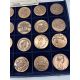 Coffret 24 médailles - Histoire Monnaies Romaines - bronze - 41mm - 8.000 ex - FDC