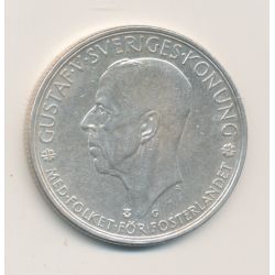 Suède - 5 Kronor 1955 - Gustaf V - argent - SUP