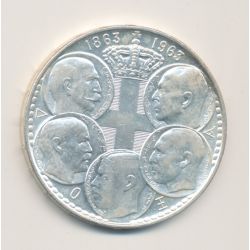 Grèce - 30 Drachme 1963 - Centenaire dynastie danoise - argent - SUP+
