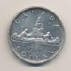 Canada - 1 Dollar 1953 - canoe - argent - SPL
