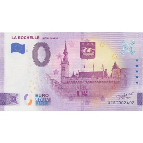 Billet 0€ - Hotel de ville - La Rochelle - 2022