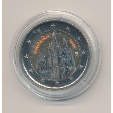 2€ couleur - Espagne 2012 - Cathédrale de Burgos