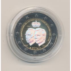 2€ hologramme - Luxembourg 2014 - 50e anniv accession trône Grand-Duc Jean 