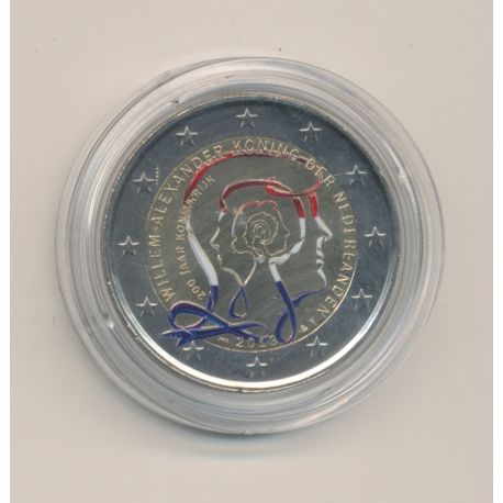 2 Euro couleur - Pays-Bas 2013 - Béatrix et Prince Willem-Alexander