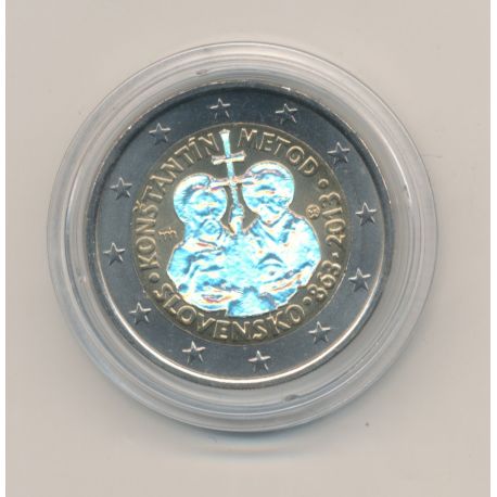 2€ hologramme - Slovaquie 2013 - 1150e mission byzantine