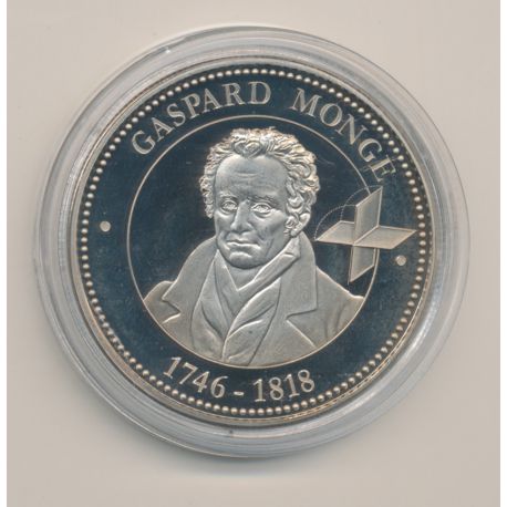 Médaille - Gaspard Monge - 1746-1818 - collection Panthéon - 41mm - cupronickel