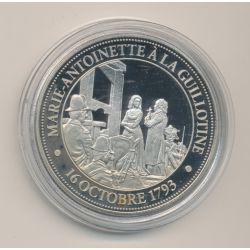 Médaille - Marie-Antoinette à la guillotine - Révolution Française - 41mm