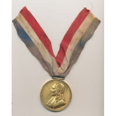 Médaille - Antoine jean-baptiste Robert - Académie Française - actions vertueuses - 1881 - bronze - 52mm - TTB