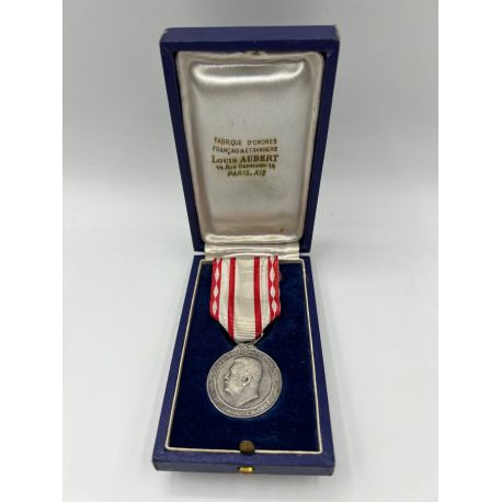 Monaco - Médaille du travail argent - Louis II 