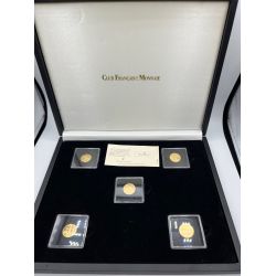 Coffret 5 Médailles - Les Merveilles de Paris - en or