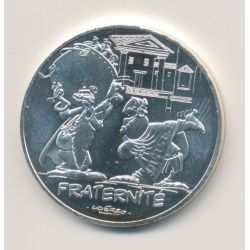 10 Euro Asterix - 2015 - fraternité - Panoramix chaudron - argent 17g 0,333 