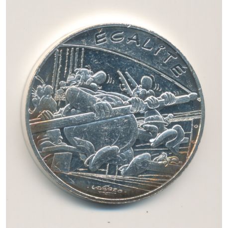 10 Euro Asterix - 2015 - égalité - asterix et obelix galère - argent 17g 0,333 