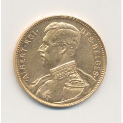 Belgique - 20 Francs - 1914 - Albert I - SPL