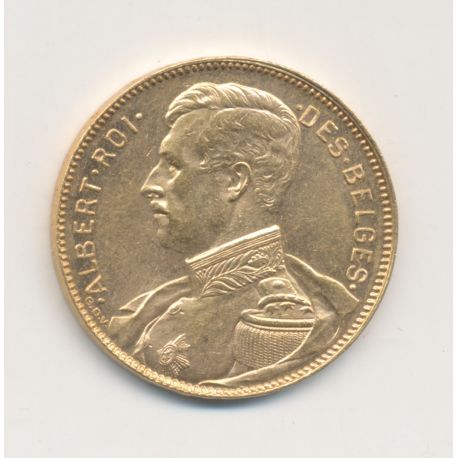 Belgique - 20 Francs - 1914 - Albert I - SPL