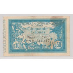 50 Centimes 1915 - Oran - série II - TTB
