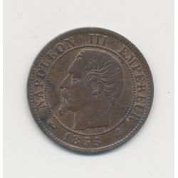 1 Centime Napoléon III - Tête nue - 1855 K Bordeaux - TTB
