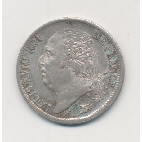 Louis XVIII - 1/2 Franc 1817 A Paris - argent - SUP+
