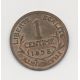1 Centime Dupuis - 1898 - SUP