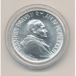 Vatican - 1000 Lire 1982 - Portrait Jean Paul II - argent - FDC