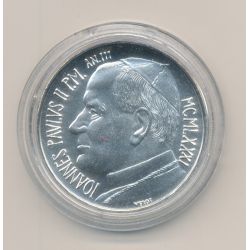 Vatican - 500 Lire 1981 - Portrait Jean Paul II - argent - FDC