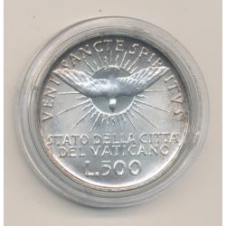 Vatican - 500 Lire 1958 - Siège vaccant - argent - FDC