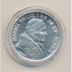 Vatican - 1000 Lire 1992 - Jean Paul II - argent - FDC