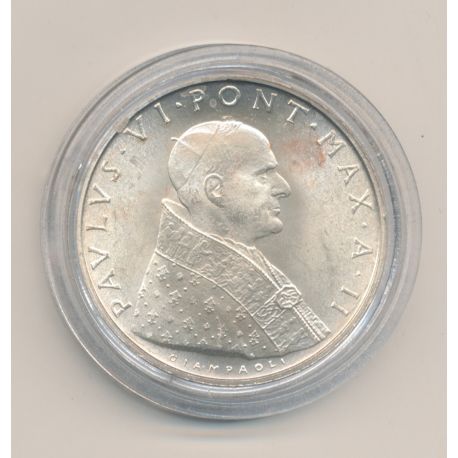 Vatican - 500 Lire 1964 - Paul VI - argent - FDC