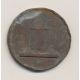 Médaille maçonnique - Loge des amis bienfaisants et des imitateurs osiris - 1840 - bronze - TB