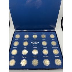 Série complète - 2 Euro 2015 - 30e anniversaire drapeau européen - 19 pièces