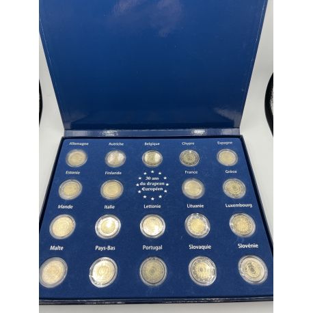 Série complète - 2 Euro 2015 - 30e anniversaire drapeau européen - 19 pièces