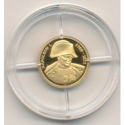 Médaille Or - Napoléon I - collection vive la France