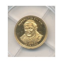 Médaille Or - Benoit XVI - Vatican - 2009