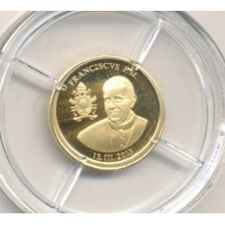 Médaille Or - Pape François - 2013 - Vatican