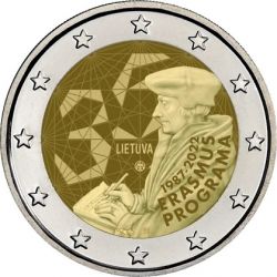 2€ Lituanie 2022 - Erasmus