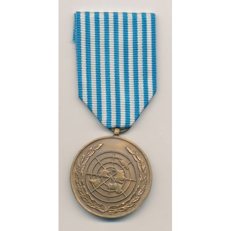 Médaille - ONU Europe - Revers Français - ordonnance