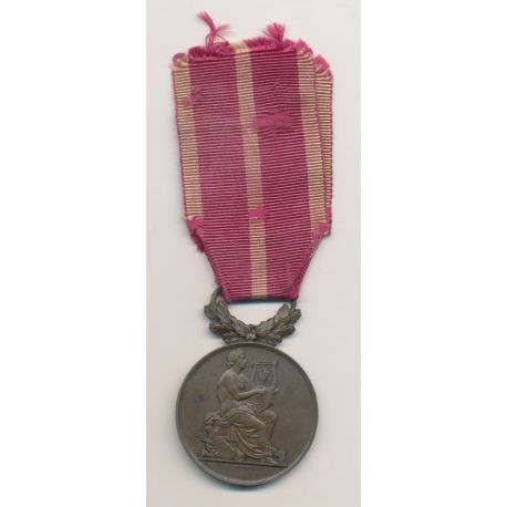 Médaille - Sociétés musicales et chorales - ordonnance