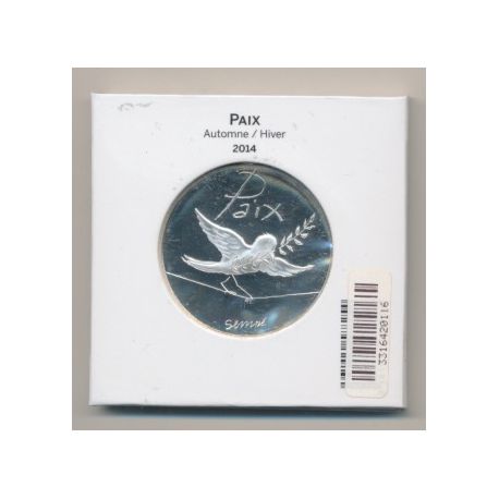50 Euro Paix/Sempé - 2014 - Automne/Hiver - argent