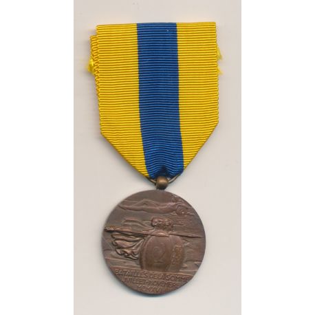 Médaille - Combattants de la Somme - 1914-1918 - ordonnance