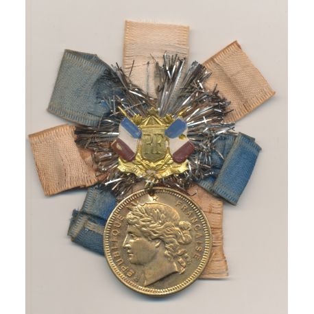 Médaille et ruban - Souvenir du tirage au sort 1899