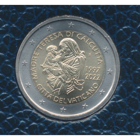 Vatican - 2 Euro 2022 - 25e anniversaire de la mort de Mère Teresa de Calcutta
