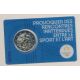 2 Euro 2022 - JO Paris 2024 - coincard bleu