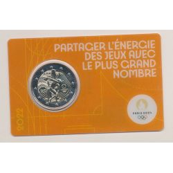2 Euro 2022 - JO Paris 2024 - coincard orange