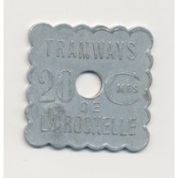 La Rochelle - 20 centimes ND - Tramways - alu 25mm