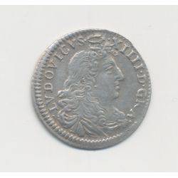 Louis XIV - 4 Sols dits des traitants - 1674 A Paris - TTB