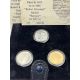 Coffret 3 X 10 Francs Schuman - 1986 - Or et argent