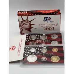 Etats-Unis - Silver Proof set 2003 S - 10 Monnaies 