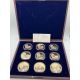 Coffret 9 Médailles - Collection Billets Anciens Francs - avec coffret et certificat