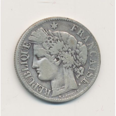 Cérès - 2 Francs - 1888 A Paris - avec légende - TB